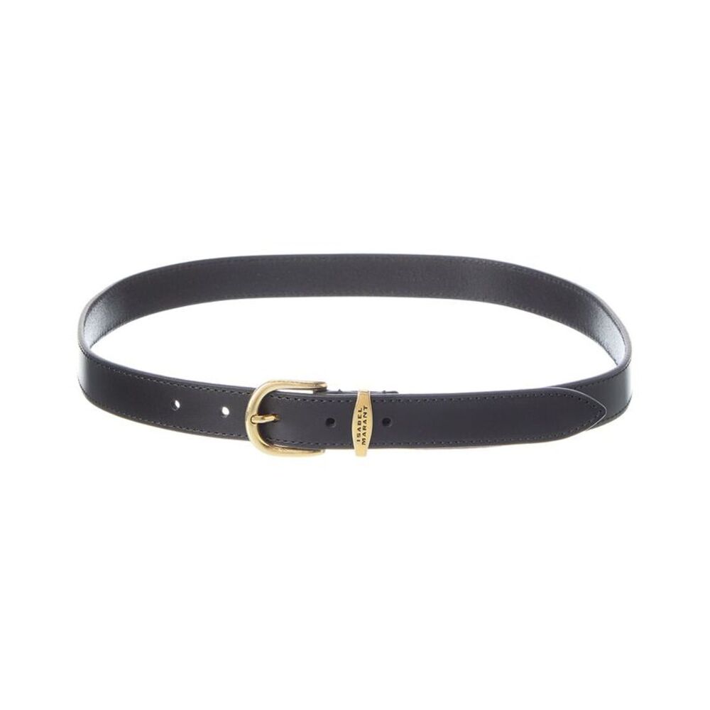Isabel Marant Zadd Leather Belt, Black